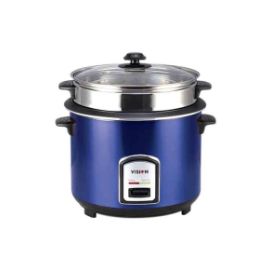ISION Rice Cooker 1.8 L 40-06 SS Blue Double Pot