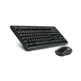 A4Tech 3000N V-Track 2.4G Wireless Bangla Keyboard With Wireless Padless Mouse