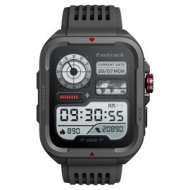 Fastrack Active with 4.64 CM UltraVU HD Display and Functional Crown Rugged Smartwatch with Auto Multisport Recognition