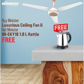 Minister LUXURIOUS Ceiling Fan 56″