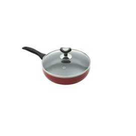 Vision NS Glamour Fry-Pan with Lid IB (Red) - 24cm