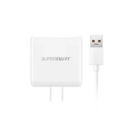Realme 65W SuperDART Flash Power Adapter with Type C Charging Cable - White