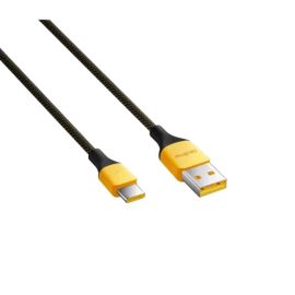 Realme Type-C Charging Cable (3A) - Black Yellow