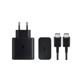 Samsung 45W PD Super Fast Power Adapter with C to C cable (5A/1.8m) EU - Black