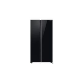 SAMSUNG 700 L Frost Free Side by Side Refrigerator  (All Black, RS72R50112C/TL)