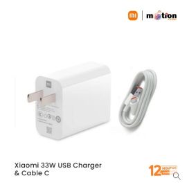 Xiaomi 33W USB Charger & Cable C- White
