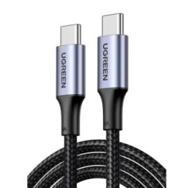 Ugreen 70428 1.5M 5A Black usb Type C 2.0 Male To Male M-M Data Cable