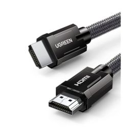 UGREEN HDMI M/M Round Cable ZINC ALLOY Shell Braided 3M GRAY 80602