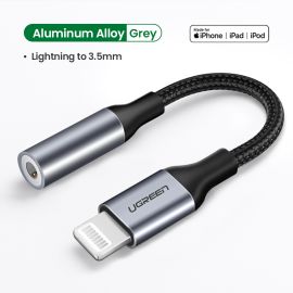 UGREEN 70860 Lightning to 3.5mm Audio Adapter Aluminium Braided