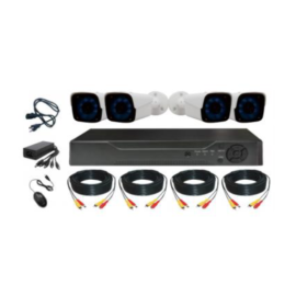 VISION CCTV 4CH 2MP DVR KIT BK-AH7204D