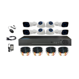 VISION CCTV 8CH 2MP DVR KIT BK-AH7208DB