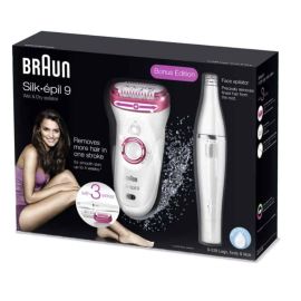 Braun Silk-Epil9-538 Wet & Dry Epilator With 3 Extras