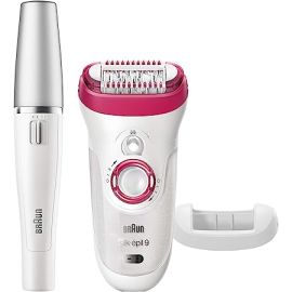 Braun Silk-Epil 9 9-538 Wet & Dry Epilator With 3 Extras
