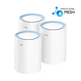 CUDY M1200 (3-Pack) AC1200 Dual Band Whole Home Wi-Fi Mesh Router