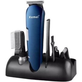 Kemei KM-550 Trimmer 480 min Runtime 3 Length Settings  (Blue)