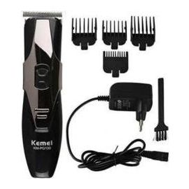 Kemei KM PG 100 RawnRich Trimmer 90 min Runtime 4 Length Settings  (Black, Silver)