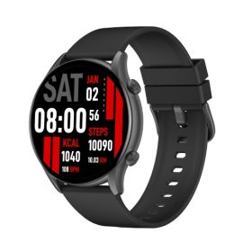 Kieslect KR Calling Smart Watch with Free Glass Protector - Black