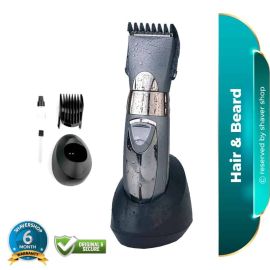 PRITECH PR-1040 RECHARGEABLE HAIR CLIPPER SCISSORS WATERPROOF HAIR TRIMMER