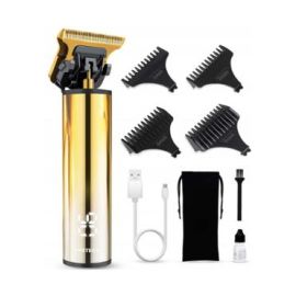 Pritech PR-2481 IPX4 Waterproof LED Electric Cordless Usb Rechargeable Hair Trimmer
