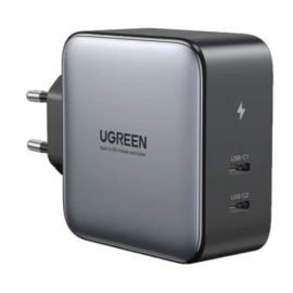 Ugreen CD254 100W PD Dual USB-C Black Wall Charger #50327