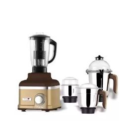 Saffron Vitamix Plus Juicer Mixer Grinder/ Blender (4 Jars, Metallic Gold)