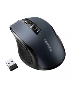 Ugreen MU006 Silent Black Ergonomic Wireless Mouse #90545